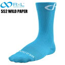 R×L アールエル 552 WILD PAPER スカイ サイクルソックス 靴下
