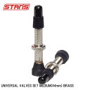 Stan's スタンズ UNIVERSAL VALVES SET MEDIUM(44mm) BRASS 自転車 バルブ
