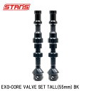 Stan's スタンズ EXO-CORE VALVE SET TALL(55mm) BK 自転車 バルブ