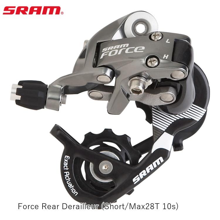 SRAM スラム Force Rear Derailleur (Short/Max28T 10s) 自転車 リアディレーラー