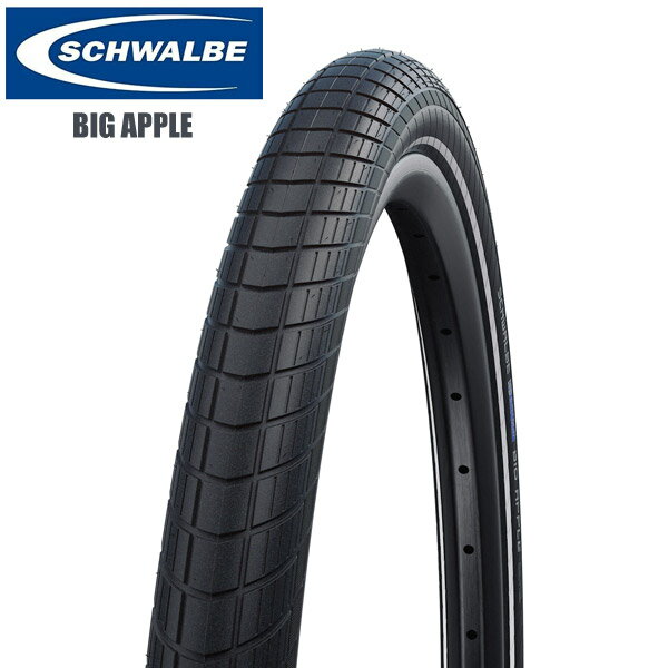 SCHWALBE シュワルベ ビッグアップル ブラック リフレックス 12x2.00 タイヤ 自転車 バルーンバイクというトレンドを生み出したビッグアップル。その大きなエアボリュームは、スムーズな回転と快適な乗り心地をもたらします。 ■商品のデザイン、仕様、外観、は予告なく変更する場合がありますのでご了承ください。バルーンバイクというトレンドを生み出したビッグアップル。その大きなエアボリュームは、スムーズな回転と快適な乗り心地をもたらします。