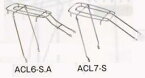 BRIDGESTONE ブリヂストン アシスタシティリチウム用ステンレス製 リヤキャリア 26・27インチ用ダボ止め リヤキャリア ACL6-S.A F140244SU P3652 ACL7-S F140246SU P3653