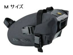 TOPEAK Wedge DryBag （Strap Mount） M size （サドルバッグ） トピーク ウェッジドライバッグ （ストラップマウント） Mサイズ 防水仕様 （コード番号：BAG27101） ウェッジ ドライバッグ ストラップマウント ロードバイク バッグ サイクルバッグ