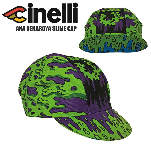 cinelli チネリ キャップ サイクルキャップ サイクリングキャップ ANA BENAROYA SLIME CAP 帽子 自転車 ロードバイク