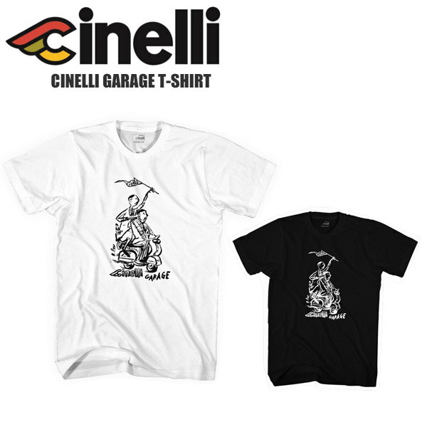 cinelli チネリ Tシャツ 半袖 シャツ CINELLI GARAGE T-SHIRT 自転車 ロードバイク 1