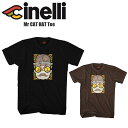 cinelli チネリ Tシャツ 半袖 シャツ Mr CAT HAT T-SHIRT 自転車 ロードバイク