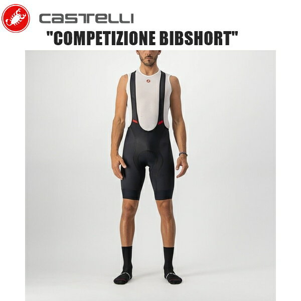 CASTELLI カステリ COMPETIZIONE BIBSHORT BLACK 4520006-010 ビブタイツ ビブショーツ 自転車