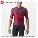 CASTELLI カステリ AERO RACE 6.0 JERSEY BORDEAUX 4523009-421 メンズ サイクルジャージ 半袖 自転車 温度 : 18°C - 35°C / 時代をリードするジャージの進化は止まらない。 あらゆる路面、天候下でも最高の快適性を発揮する。 スピードと快適さを同時に望むライダーへ。 ■商品のデザイン、仕様、外観、は予告なく変更する場合がありますのでご了承ください。温度 : 18°C - 35°C / 時代をリードするジャージの進化は止まらない。 あらゆる路面、天候下でも最高の快適性を発揮する。 スピードと快適さを同時に望むライダーへ。空気の流れを分析するCFDに基づいた最適な素材と縫い目構造を駆使し、スピードを最大化する。 時速30〜55kmが最適速度として設計されている。 空気抵抗を受けにくい肩周り構造を強化。 操作性の高いVelocity Rev2素材で作られた前面と袖部分。 通気性の高い3Dメッシュの背面部分。 伸縮性の高い肘部分。 開け閉めしやすいYKKR VislonRジッパー。 背面ドロップテールにポケットが付いていて、フィット感も抜群。