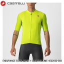 CASTELLI カステリ ENDURANCE ELITE JERSEY ELECTRIC LIME 4522022-383 メンズ サイクルジャージ 半袖 自転車