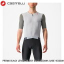 CASTELLI カステリ PREMIO BLACK JERSEY SILVER GRAY/SEDONA SAGE 4523008-870 メンズ サイクルジャージ 半袖 自転車