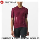 CASTELLI カステリ ENDURANCE W JERSEY BORDEAUX 4523038-421 レディース サイクルジャージ 半袖 自転車