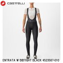 CASTELLI カステリ ENTRATA W BIBTIGHT BLACK 4523567-010 ビブタイツ サイクルウェア 自転車