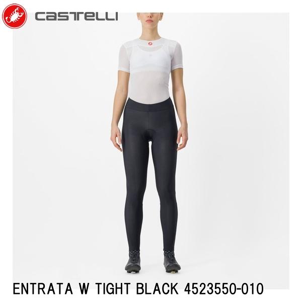 CASTELLI カステリ ENTRATA W TIGHT BLACK 4523550-010 レディース タイツ サイクルパンツ サイクルウェア 自転車