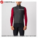 CASTELLI カステリ SQUADRA STRETCH VEST LIGHT BLACK/DARK GRAY 4521512-085 メンズ サイクルジャージ 半袖 自転車 ベスト