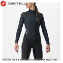 CASTELLI カステリ PERFETTO RoS 2 W JACKET LIGHT BLACK/BLACK 4522543-085 サイクルジャケット 自転車 サイクルウェア トップセラー冬ジャケットが2代目に進化。レース・トレーニングに最高レベルの快適さを感じさせてくれる。シーミングテープの箇所が減り、ジッパーが上下開閉式に。バックポケットも2つから3つへと進化。 ■商品のデザイン、仕様、外観、は予告なく変更する場合がありますのでご了承ください。トップセラー冬ジャケットが2代目に進化。レース・トレーニングに最高レベルの快適さを感じさせてくれる。シーミングテープの箇所が減り、ジッパーが上下開閉式に。バックポケットも2つから3つへと進化。前面に高い防風性・耐水性を誇るGORE-TEX INFINIUM WINDSTOPPER 205 Warm。内側は起毛素材となっていて冷たい風が当たる部分を暖かく保ち続けます。 背面は伸縮性と透湿性の高いGORE-TEX INFINIUM WINDSTOPPERR 203 Stretch。 肩部分にシーミングテープを張り水の侵入を一切許しません。 耐水性と防風性に優れたYKK Vislonジッパー。 サイドパネルのジッパーは中がメッシュ素材で、内部の温度調整に非常に便利。 グローブをしながらでもアクセスしやすい2つのバックポケット。 ドロップテールに大きな反射素材があり安全性も高い。