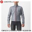 CASTELLI カステリ TEMPESTA LITE JACKET GRAY 4522090-008 サイクルジャケット メンズ サイクルウェア 自転車