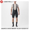 CASTELLI カステリ UNLIMITED CARGO BIBSHORT BLACK 4523020-010 メンズ 男 ビブパンツ 自転車用