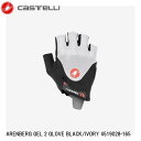 CASTELLI カステリ ARENBERG GEL 2 GLOVE BLACK/IVORY 4519028-165 サイクルハーフグローブ 自転車