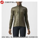 CASTELLI カステリ ARIA SHELL W JACKET MOSS BROWN 4520089-232 サイクルジャケット メンズ サイクルウェア 自転車