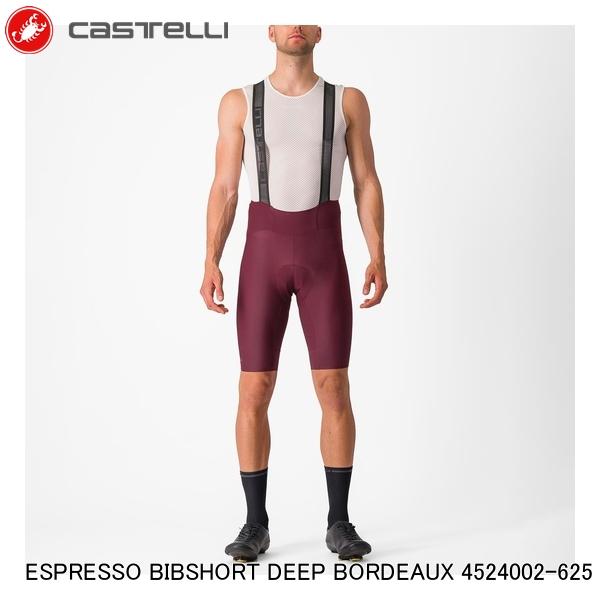 CASTELLI カステリ ESPRESSO BIBSHORT DEEP BORDEAUX 4524002-625 レーサーパンツ