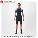 CASTELLI カステリ ELITE W SWIM SKIN BLACK 8623087-010 自転車用 トライアスロンウェア 水の抵抗を極限まで減らす革新的なパターニングと素材の選定により、水中でのベストパフォーマンスを保証する。ウェットスーツの着用が禁止されているレースにおいて抜群のアドバンテージを選手に与えてくれる。 ■商品のデザイン、仕様、外観、は予告なく変更する場合がありますのでご了承ください。 サイクルウェア 女性用 レディース 自転車用 トライアスロンウェア 自転車 ロードバイク MTB マウンテンバイク シクロクロス クロスバイク水の抵抗を極限まで減らす革新的なパターニングと素材の選定により、水中でのベストパフォーマンスを保証する。ウェットスーツの着用が禁止されているレースにおいて抜群のアドバンテージを選手に与えてくれる。ウェットスーツの着用が禁止されているレースにおいて、レーススーツの上から着用するスイムスキン。 ほとんど縫い目を取り除いた肌に優しい伸縮織物素材を使用し、シリコングリッパーを使用せずともしっかりと脚にフィットする。水中での速度を最大化し、パフォーマンス向上に大きく貢献する。 縫い目は全てフラットにし、肌への摩擦を極力減らした設計。 背面に40cmの長さを持つYKKジッパー。伸縮コードが付き開け閉めも容易。スイム中に開くこともありません。 撥水加工を施し、水中でのスピードを最大化。 サイクルウェア 女性用 レディース 自転車用 トライアスロンウェア 自転車 ロードバイク MTB マウンテンバイク シクロクロス クロスバイク