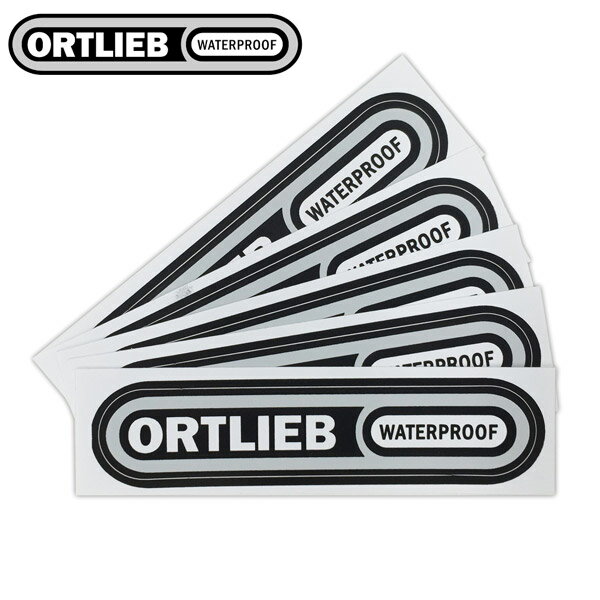 ORTLIEB オルトリーブ ORTLIEB ロゴステッカーS 5枚セット シール