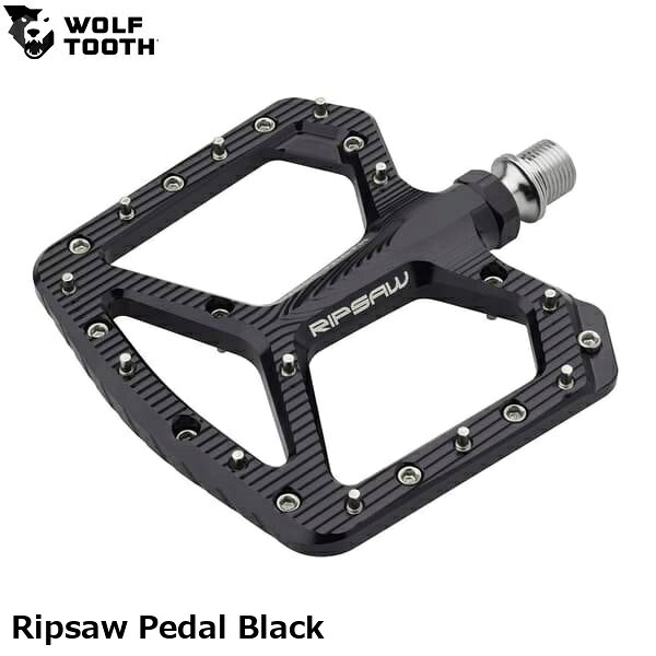 Other - WOLF TOOTH ウルフトゥース Ripsaw Pedal Black 自転車 フラットペダル