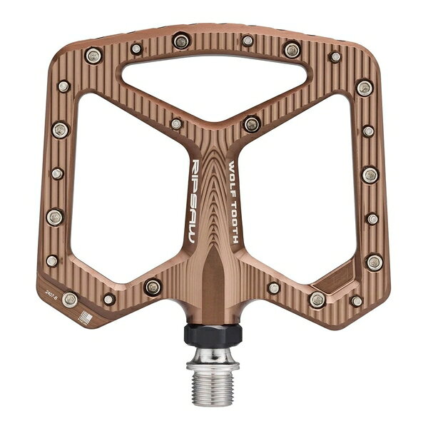 WOLF TOOTH ウルフトゥース Ripsaw Pedal Espresso 自転車 フラットペダル