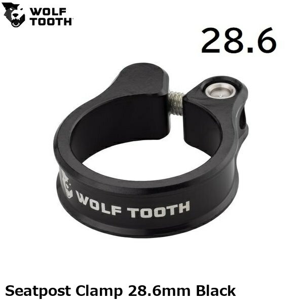 WOLF TOOTH ウルフトゥース Seatpost Clamp 28.6mm Black 自転車用 シートクランプ
