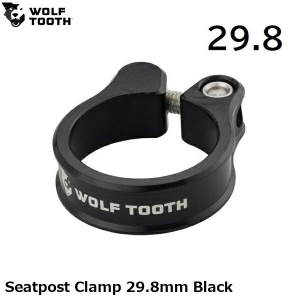 WOLF TOOTH ウルフトゥース Seatpost Clamp 29.8mm Black 自転車用 シートクランプ ●ブランド WolfTooth ●wt2602-231 U1SC-30-BLK ●JANコード 0810006800005 ●商品説明 6061アルミニウムからミネアポリスの工場で加工され、見た目も美しく安定したクランプ力を提供します。 クランプは、指定されたサイズの±0.5mm以内のフレームに適合します。 クランプの直径：29.8mm/30mm クランプハイト：11mm 材質：6061T6aluminum,M5stainlesssteelboltwithintegratedwasher 重量：18g ■商品のデザイン、仕様、外観、は予告なく変更する場合がありますのでご了承ください。 サイクルパーツ サドル シートポスト 自転車用 シートクランプ 自転車 ロードバイク MTB マウンテンバイク シクロクロス クロスバイク●ブランド WolfTooth ●wt2602-231 U1SC-30-BLK ●JANコード 0810006800005 ●商品説明 6061アルミニウムからミネアポリスの工場で加工され、見た目も美しく安定したクランプ力を提供します。 クランプは、指定されたサイズの±0.5mm以内のフレームに適合します。 クランプの直径：29.8mm/30mm クランプハイト：11mm 材質：6061T6aluminum,M5stainlesssteelboltwithintegratedwasher 重量：18g サイクルパーツ サドル シートポスト 自転車用 シートクランプ 自転車 ロードバイク MTB マウンテンバイク シクロクロス クロスバイク