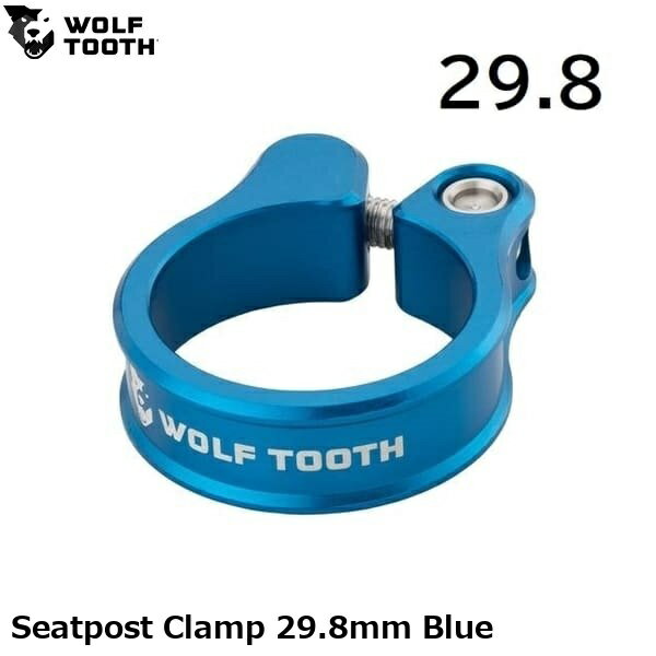 WOLF TOOTH ウルフトゥース Seatpost Clamp 29.8mm Blue 自転車用 シートクランプ ●ブランド WolfTooth ●wt2602-232 U1SC-30-BLU ●JANコード 0810006800029 ●商品説明 6061アルミニウムからミネアポリスの工場で加工され、見た目も美しく安定したクランプ力を提供します。 クランプは、指定されたサイズの±0.5mm以内のフレームに適合します。 クランプの直径：29.8mm/30mm クランプハイト：11mm 材質：6061T6aluminum,M5stainlesssteelboltwithintegratedwasher 重量：18g ■商品のデザイン、仕様、外観、は予告なく変更する場合がありますのでご了承ください。 サイクルパーツ サドル シートポスト 自転車用 シートクランプ 自転車 ロードバイク MTB マウンテンバイク シクロクロス クロスバイク●ブランド WolfTooth ●wt2602-232 U1SC-30-BLU ●JANコード 0810006800029 ●商品説明 6061アルミニウムからミネアポリスの工場で加工され、見た目も美しく安定したクランプ力を提供します。 クランプは、指定されたサイズの±0.5mm以内のフレームに適合します。 クランプの直径：29.8mm/30mm クランプハイト：11mm 材質：6061T6aluminum,M5stainlesssteelboltwithintegratedwasher 重量：18g サイクルパーツ サドル シートポスト 自転車用 シートクランプ 自転車 ロードバイク MTB マウンテンバイク シクロクロス クロスバイク