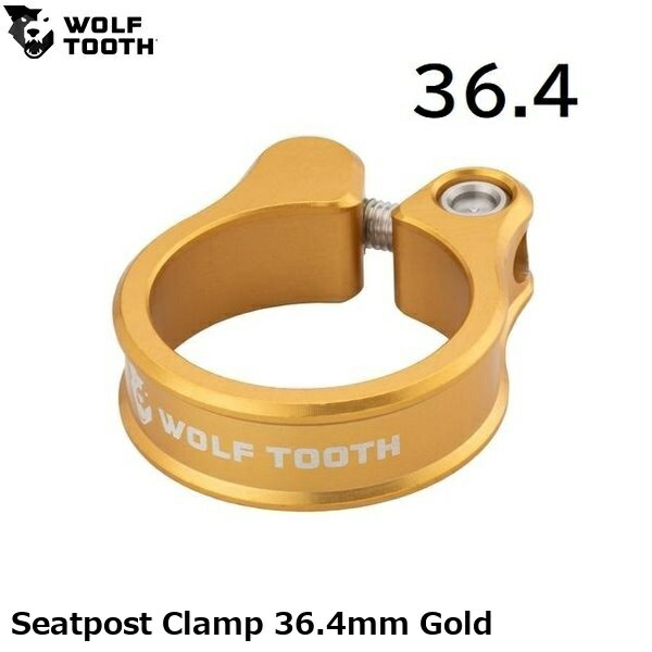 WOLF TOOTH ウルフトゥース Seatpost Clamp 36.4mm Gold 自転車用 シートクランプ ●ブランド WolfTooth ●wt2602-256 U1SC-36-GLD ●JANコード 0810006800302 ●商品説明 6061アルミニウムからミネアポリスの工場で加工され、見た目も美しく安定したクランプ力を提供します。 クランプは、指定されたサイズの±0.5mm以内のフレームに適合します。 クランプの直径：36.4mm クランプハイト：11mm 材質：6061T6aluminum,M5stainlesssteelboltwithintegratedwasher 重量：20g ■商品のデザイン、仕様、外観、は予告なく変更する場合がありますのでご了承ください。 サイクルパーツ サドル シートポスト 自転車用 シートクランプ 自転車 ロードバイク MTB マウンテンバイク シクロクロス クロスバイク●ブランド WolfTooth ●wt2602-256 U1SC-36-GLD ●JANコード 0810006800302 ●商品説明 6061アルミニウムからミネアポリスの工場で加工され、見た目も美しく安定したクランプ力を提供します。 クランプは、指定されたサイズの±0.5mm以内のフレームに適合します。 クランプの直径：36.4mm クランプハイト：11mm 材質：6061T6aluminum,M5stainlesssteelboltwithintegratedwasher 重量：20g サイクルパーツ サドル シートポスト 自転車用 シートクランプ 自転車 ロードバイク MTB マウンテンバイク シクロクロス クロスバイク