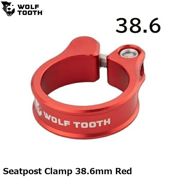 WOLF TOOTH ウルフトゥース Seatpost Clamp 38.6mm Red 自転車用 シートクランプ ●ブランド WolfTooth ●wt2602-265 U1SC-39-RED ●JANコード 0810006802443 ●商品説明 6061アルミニウムからミネアポリスの工場で加工され、見た目も美しく安定したクランプ力を提供します。 クランプは、指定されたサイズの±0.5mm以内のフレームに適合します。 クランプの直径：38.6mm/39mm クランプハイト：11mm 材質：6061T6aluminum,M5stainlesssteelboltwithintegratedwasher 重量：21g ■商品のデザイン、仕様、外観、は予告なく変更する場合がありますのでご了承ください。 サイクルパーツ サドル シートポスト 自転車用 シートクランプ 自転車 ロードバイク MTB マウンテンバイク シクロクロス クロスバイク●ブランド WolfTooth ●wt2602-265 U1SC-39-RED ●JANコード 0810006802443 ●商品説明 6061アルミニウムからミネアポリスの工場で加工され、見た目も美しく安定したクランプ力を提供します。 クランプは、指定されたサイズの±0.5mm以内のフレームに適合します。 クランプの直径：38.6mm/39mm クランプハイト：11mm 材質：6061T6aluminum,M5stainlesssteelboltwithintegratedwasher 重量：21g サイクルパーツ サドル シートポスト 自転車用 シートクランプ 自転車 ロードバイク MTB マウンテンバイク シクロクロス クロスバイク
