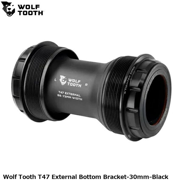 WOLF TOOTH ウルフトゥース Wolf Tooth T47 External Bottom Bracket-30mm-Black 自転車 ボトムブラケット(BB) ●ブランド ウルフトゥースコンポーネンツ ●wt2602-372 U1WBBT47E30BLK ●JANコード 0810159402606 ●商品説明 滑らかさ・耐久性・軽さ・スピード・そして自宅でのメンテナンス性を兼ね備えるよう設計。 独自設計のベアリング、シール、ブッシング、カップにより、きしみを防止し、最高レベルの防水性と低抵抗を両立。 クラス最高の耐候性シールと最適化されたベアリングラジアル圧縮をバランスよく実現。 ■商品のデザイン、仕様、外観、は予告なく変更する場合がありますのでご了承ください。 サイクルパーツ ドライブトレイン 自転車 ボトムブラケット(BB) 自転車 ロードバイク MTB マウンテンバイク シクロクロス クロスバイク●ブランド ウルフトゥースコンポーネンツ ●wt2602-372 U1WBBT47E30BLK ●JANコード 0810159402606 ●商品説明 滑らかさ・耐久性・軽さ・スピード・そして自宅でのメンテナンス性を兼ね備えるよう設計。 独自設計のベアリング、シール、ブッシング、カップにより、きしみを防止し、最高レベルの防水性と低抵抗を両立。 クラス最高の耐候性シールと最適化されたベアリングラジアル圧縮をバランスよく実現。 シェル幅：68〜73mm サイズ・重量：24mm(96g) 29mmDUB（97g） 30mm（91g）※スペーサー除く カラー：Black、Orange、UltravioletPurple、RawSilver ■優れた防水性能 独自のシーリング構造により、低抵抗を維持しつつあらゆるコンディションで高い耐久性を発揮。 スピンドルOリング、ベアリング／ブッシング部シール、内外低接触ベアリングシール、 シェルOリング、ラビリンス構造のエンドキャップを採用。 ■きしみの解消 独自ポリマーブッシングによりベアリング内輪とクランクスピンドルの金属接触を防止。 これによりボトムブラケット特有のきしみを解消し、ベアリング寿命も向上。 ■軽量設計他社製品と比較して軽量ながら、あらゆる環境下で安定した性能を発揮。 ■標準工具で取付可能 専用工具は不要。 一般的なスプライン工具（44-16、46-12）で取付・取り外しが可能。 ■高耐久ベアリング ベアリングには高硬度クロム軸受鋼を使用。 ステンレス以上の耐摩耗性と低抵抗を実現し、ACOSURZNAコーティングにより高い耐食性も確保。 サイクルパーツ ドライブトレイン 自転車 ボトムブラケット(BB) 自転車 ロードバイク MTB マウンテンバイク シクロクロス クロスバイク