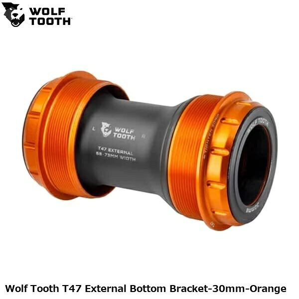 WOLF TOOTH ウルフトゥース Wolf Tooth T47 External Bottom Bracket-30mm-Orange ...
