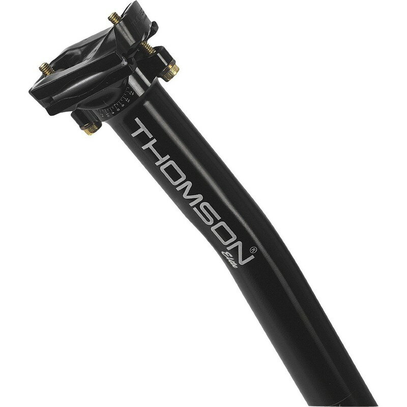 （THOMSON/トムソン)（自転車用シートポスト関連）Elite SEAT POST SETBACK 367mm BLACK 30.9