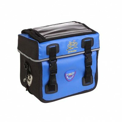 ・ブルー　・ワンタッチで取り外しが可能のFバッグです。・ショルダーベルトを取付けて持ち運びもできます。・径25.4φフラットハンドルに対応・防水タイプ