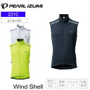 PEARLiZUMi パールイズミ ウィンドブレーカー 2310 ストレッチ ウィンドシェル ベスト サイクルジャケット メンズ サイクルウェア