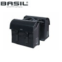 BASIL バジル バッグ BASIL アーバンロード ダブル パニアバッグ 48-53L MIK ブラック/ブラック バッグ かばん 自転車 ロードバイク