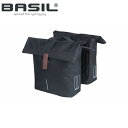 BASIL バジル バッグ BASIL シティ ダブルパニアバッグ 28-32L MIK ブラック/ブラック ブラック バッグ かばん 自転車 ロードバイク