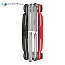 CrankBrothers クランクブラザーズ 携帯工具 マルチ-5 マルチツール ブラック/レッド 16195 自転車 携帯工具 ロードバイク