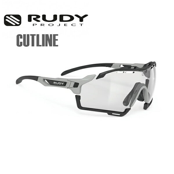RUDY PROJECT ルディプロジェクト CUTLINE カットライン ライトグレイマットフレーム インパクトX2 調光 レーザーブラックレンズ SP637897-0000 サングラス スポーツサングラス 自転車
