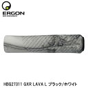 【新品訳あり特価】ERGON エルゴン HBG27311 GXR LAVA L ブラック/ホワイト 自転車 グリップ
