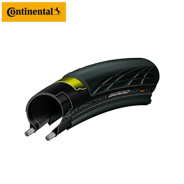 CONTINENTAL コンチネンタル Grand Prix 5000 700x28C Black FB ロード用クリンチャータイヤ