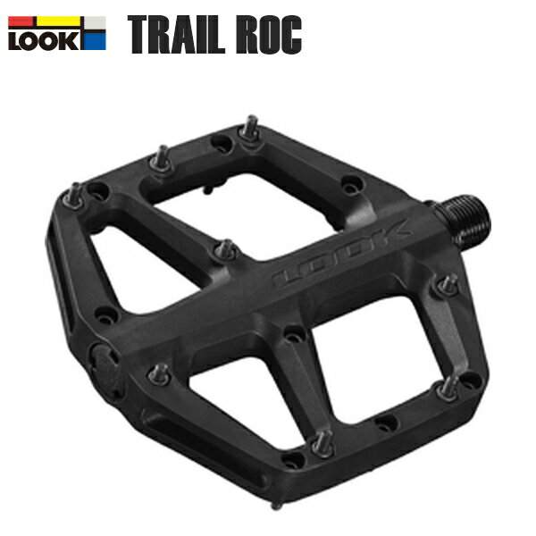 楽天サイクルロードLOOK ルック TRAIL ROC FUSION BLACK 自転車 フラットペダル MTB マウンテンバイク