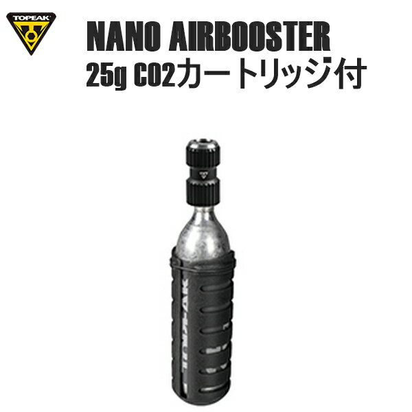 TOPEAK トピーク PPM12900 ナノ エアー ブースター 25g CO2カートリッジ付 NANO AIRBOOSTER 空気入れ ..