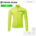 PEARLiZUMi パールイズミ 2300 ストレッチ ウィンドシェル 3 ネオンイエロー サイクルウェア 自転車 ユニセックス