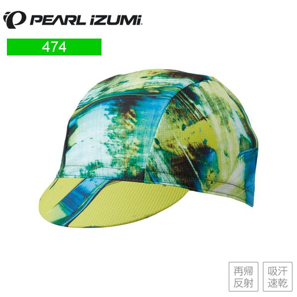 PEARLiZUMi パールイズミ 474 プリント サイクル キャップ 2 ペイント F 474-2-F サイクルキャップ