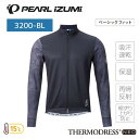 PEARLiZUMi パールイズミ 3200-BL サーモ ジャージ(ベーシックフィット) 14 ブラック サイクルジャージ