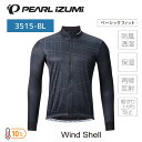 PEARLiZUMi パールイズミ 3515-BL ウィンドシェル サーモ ジャージ 4 ブラック サイクルジャージ